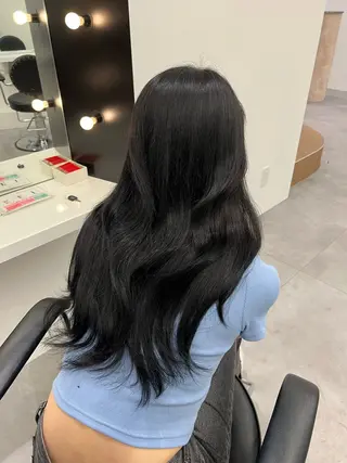 ロング しゅういち/赤み消し カラー特化のヘアスタイル