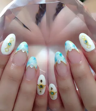 ネイル 🩵池袋heart nail🩵のネイルデザイン