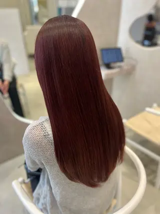 ロング 小池 夏美のヘアスタイル
