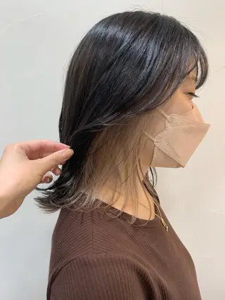 カラー ✄折橋 彩花🐶🍑のヘアスタイル