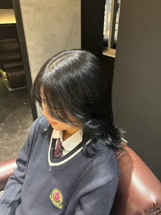 ミディアム カラー レイヤー sala 推しカラー職人🎀のヘアスタイル