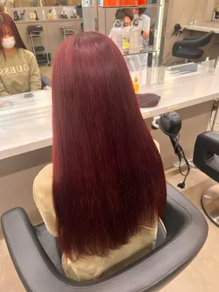 セミロング 💖札幌カラー 指名No.1💖玲奈のヘアスタイル