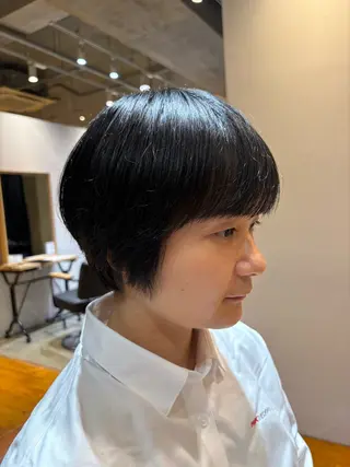 ショート 🌊インナーカラー 🐬櫻井海星のヘアスタイル