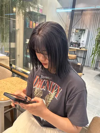 ショート カラー 縮毛/ベージュカラー Mariamu🫧のヘアスタイル