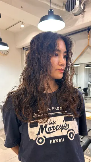 パーマ じゅわっと暖色カラー 🍊Moemiのヘアスタイル