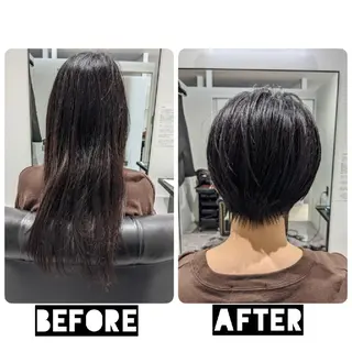 ショート カラー パーマ ヘアアレンジ 心斎橋難波本店 店長 THE ECT 中尾のヘアスタイル
