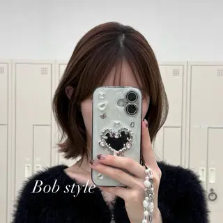 ショート カラー 前髪/似合わせカット COA こも.のヘアスタイル