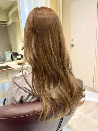 ロング カラー 髪質改善/縮毛矯正 seiyaのヘアスタイル