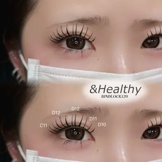 マツエク・マツパ Minami .のマツエク・マツパデザイン