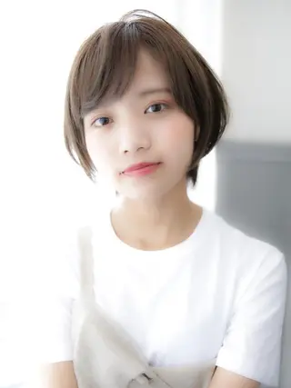 ショート カラー レイヤーカット✂️ 横浜No1♡下鳥翔子のヘアスタイル