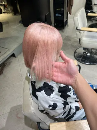 ショート ブリーチ🔥ベージュ /グレー/daikiのヘアスタイル