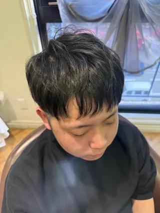 ショート メンズ 溝口 槙里也のヘアスタイル