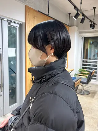 ショート 艶カラー🥣ショート /レイヤー/小由葵のヘアスタイル