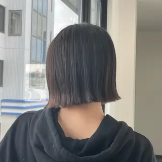 ミディアム カラー 髪質改善/ 上村旺武のヘアスタイル