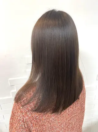 セミロング 髪質改善✨ 角谷　勇のヘアスタイル