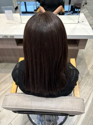 ミディアム カラー 松井 沙弥香/熊谷のヘアスタイル