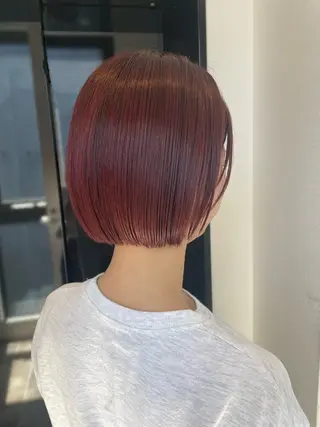 ショート カラー YUI/ ブリーチカラー🌷のヘアスタイル