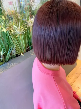 ショート カラー 🩷🍭中津・梅田 エリア🍬💜のヘアスタイル