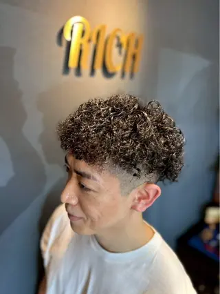 パーマ 【メンズパーマ】 山下勝勲のヘアスタイル