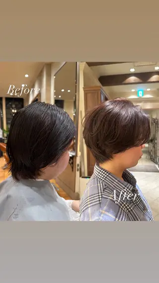 ショート カットモデル/ 大森弘貴のヘアスタイル