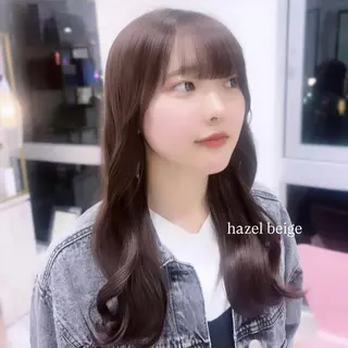 ロング カラー 𝑚𝑖𝑤𝑎 /名駅/透明感カラーのヘアスタイル
