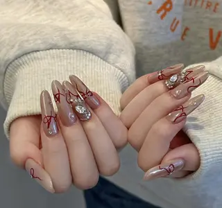 ネイル By moonネイル 🌷ワンホン/韓国風のネイルデザイン