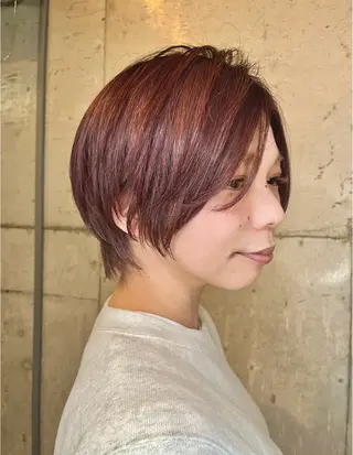 ショート カラー 派手髪デザインカラー ヒロカのヘアスタイル