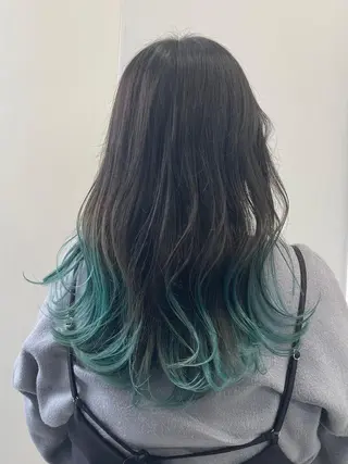 カラー セミロング 【公式】amble luxe 中野のヘアスタイル