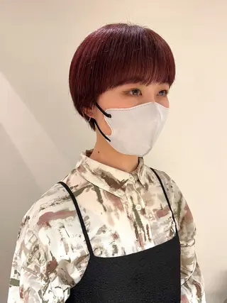 ショート カラー ヘアアレンジ 一箭 恵梧/ロングヘアのヘアスタイル