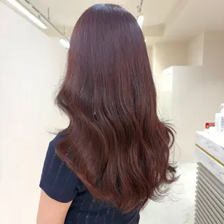 セミロング カラー 🍒透明感カラー/ セット/SAKURAのヘアスタイル