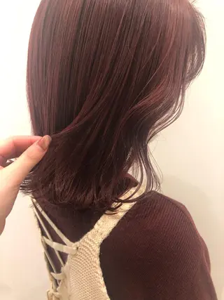 ミディアム 銀座／レイヤーカット 🤍内野すみれのヘアスタイル