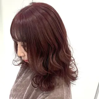 ミディアム カラー ヘアアレンジ 完全💗マンツーマン marinのヘアスタイル