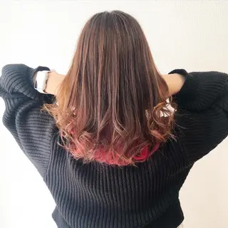 カラー ツノガイ エリのヘアスタイル