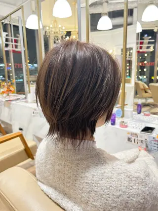 ショート 野田阪神/レイヤー/ ハイライト/yuuのヘアスタイル