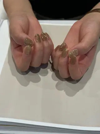 ショート カラー パーマ ヘアアレンジ メンズ キッズ ネイル マツエク・マツパ アイブロウ ar. harajukuのネイルデザイン