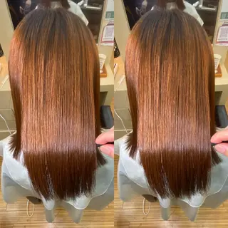 セミロング 髪質改善/浅沼 亮のヘアスタイル