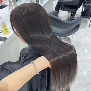 カラー 🤍ブリーチなし ブラウンhimi🤍のヘアスタイル