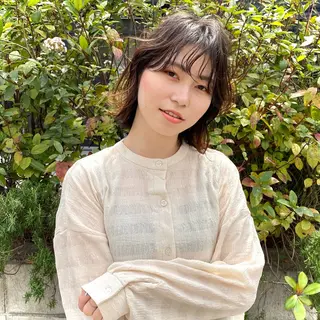 セミロング 髪質改善 /市村 優音のヘアスタイル