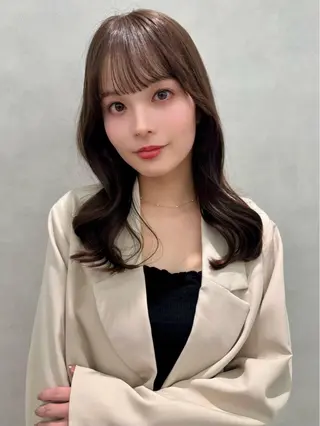 ロング 【韓国ヘア】公式 🇰🇷Ash中野のヘアスタイル