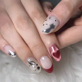 ネイル 🐕‍🦺Yappy 💗A-tanのネイルデザイン