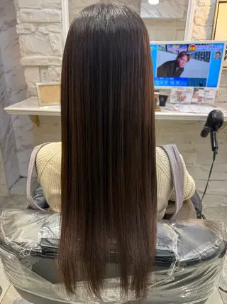 ロング 西野 蓮のヘアスタイル
