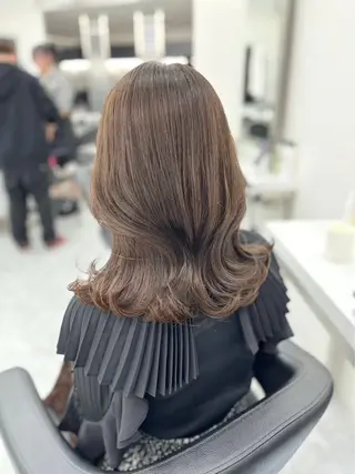 セミロング 💗トレンドモテヘア Natsumi 💗のヘアスタイル