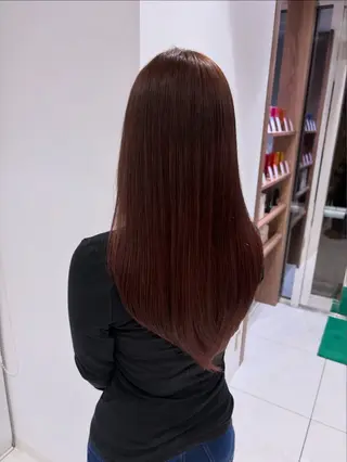 ロング カラー 長田 有加のヘアスタイル