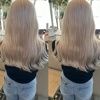 ロング カラー yoriダブルカラー 代表すがわらのヘアスタイル