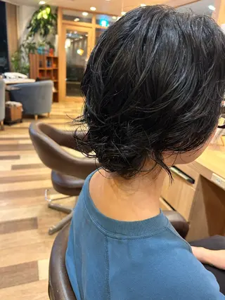 ショート パーマ Dali 新さっぽろ Ricoのヘアスタイル