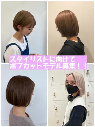ショート カラー 🥀似合わせ🥀 柔らかカラー・タイトのヘアスタイル