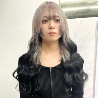 カラー 渋谷🎨ブリーチ特化 ×エクステ🎨レンのヘアスタイル