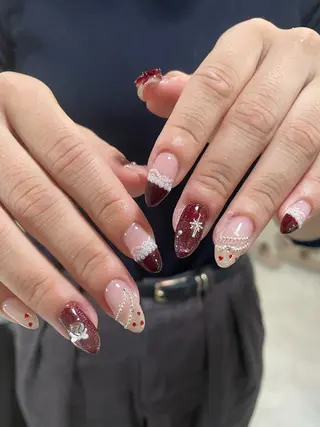 ミディアム LB.nail天王寺店所属・LBnail.sae /おえかきネイルのネイルデザイン