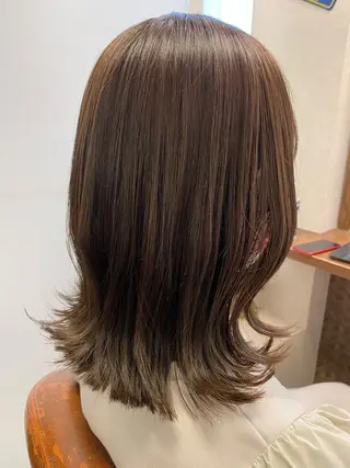 ミディアム カラー liL  hair サトウリョウタのヘアスタイル