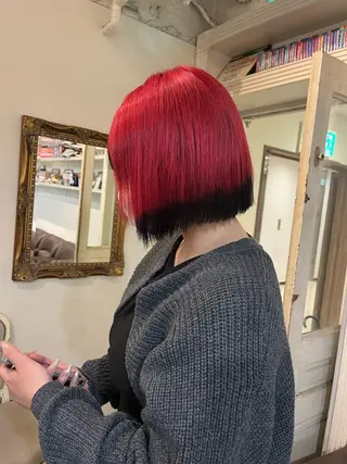 ショート カラー ヘアアレンジ 高島 凜のヘアスタイル